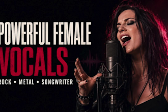 be your powerful female rock, hard rock and metal singer songwriter