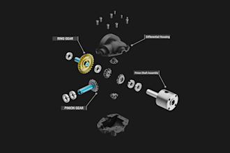 create exploded view 3d animation for product and assembly
