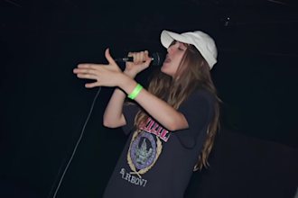 rap or sing or rap and sing on your song or project