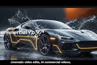 ai commercial video ,video ads, ai advertisement, reels editing
