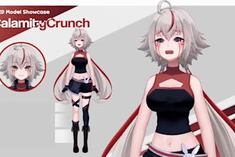 design and rig live2d model live 2d vtuber model 2d v tuber model vtuber model