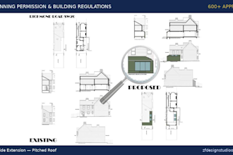 create UK planning drawings for extensions, lofts and outbuildings