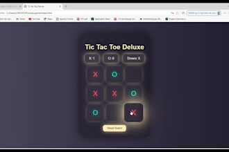 build a responsive tic tac toe web game using HTML CSS javascript