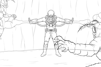2d line art hand drawn animation frame by frame animation traditional line art