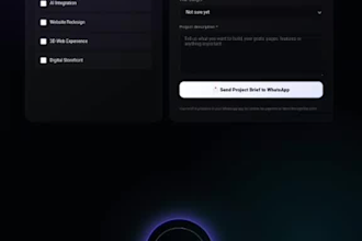 build a modern business website