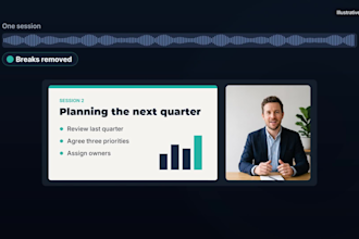 edit webinars, conference talks and panel discussions