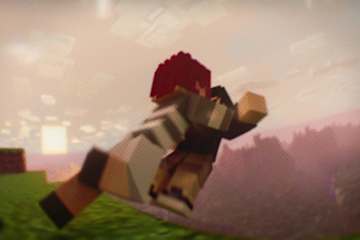 create a minecraft animation intro