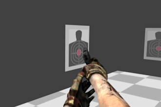 create realistic 3d fps weapon animations for games in blender or unreal engine