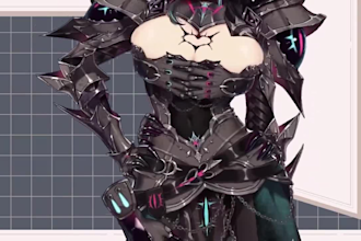 design vtuber model live2d vtuber rigging anime character design live2d model