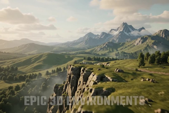 design 3d game environment, unity game environment, ue5 environment, game assets