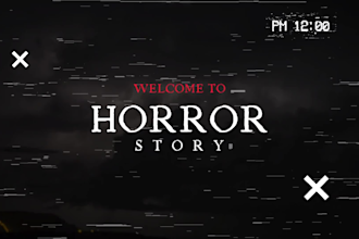 create a dark cinematic intro for your horror brand