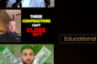 edit educational and coaching talking head video