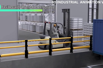 create realistic 3d safety animation and 3d industrial training animation video