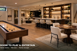 create custom basement designs with realistic 3d visualization and rendering