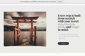 do wix website redesign travel agent vacation website wix hotel booking website