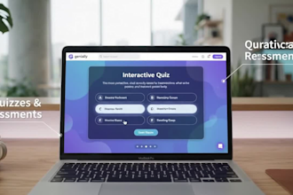 convert powerpoint or PDF to genially interactive presentation