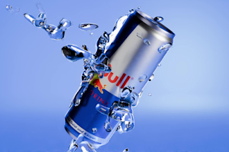 create beverage product renders in blender