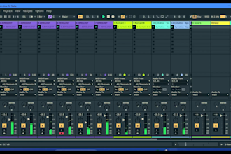 record your session piano, arrange your music and mix it