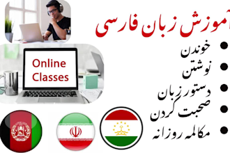 teach you farsi language, as a native speaker