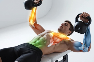 create 3d anatomy video, 3d body building, gym animation video and animation