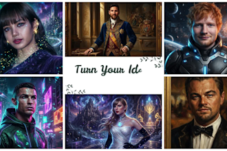 turn your photo into ai art in realistic or artistic style