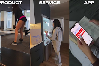 create ugc video ads, product review videos, spokesperson and ugc content