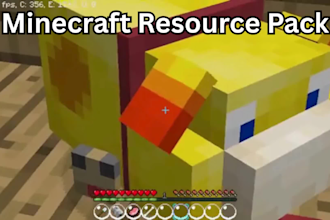 create high quality resource pack with 3d models, ui , gui for minecraft server