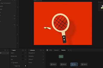 create rive animation lottie json gif svg 2d logo animation app web animation