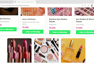 code responsive html CSS  website landing page