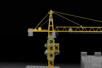 create professional 3d construction and engineering  product animation videos