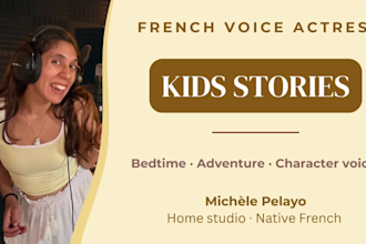 narrate your children stories in french