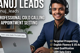 be your professional b2b cold caller and sales specialist