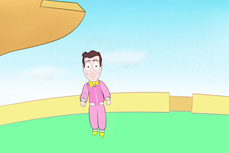 create 2d animated music video, cartoon music video, 2d music vide0