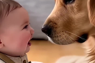 create realistic funny ai dog talk video, pet story, ai talking animal podcast
