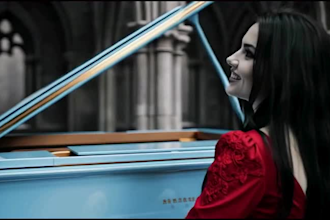 create professional lyric music video with animated lyrics