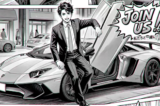 create a custom anime style manga pages