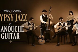record gypsy jazz manouche music with clarinet and saxophone