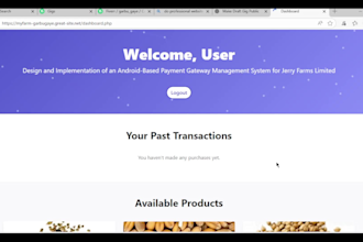 develop a secure payment gateway integration website