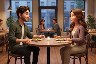 3d romantic ai storytelling 3d pixar ai proposal video ai romantic music video