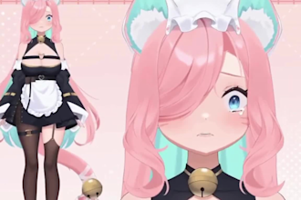 vtuber anime vtuber model vtuber rigging anime vtuber live2d model live2d vtuber