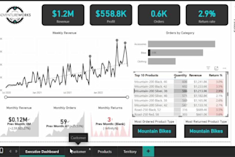 design a custom ecommerce power bi dashboard