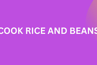 do rice and beans