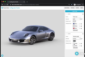 build 3d product configurator for website shopify car bike ecommerce and apps