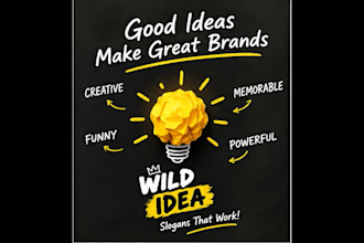 create catchy and funny slogans