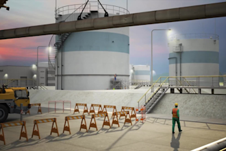 create 3d industrial safety animation for workplace training and machinery