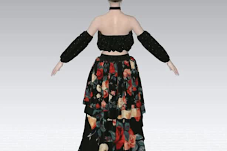 create a clo 3d garment mockups