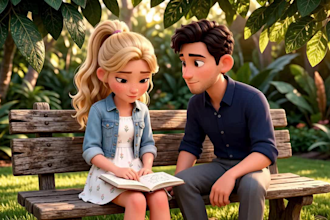 3d pixar style cartoon story animation video, proposal ai video animation