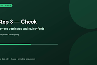 clean and organize your excel data