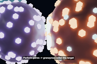 create accurate scientific and medical moa animation as a real researcher