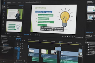 edit elearning , online course and training videos